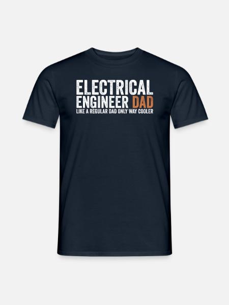 Papa - Electrical Engineer - Men's T-Shirt - navy