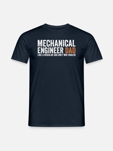Father - Mechanical Engineer - Men's T-Shirt - navy