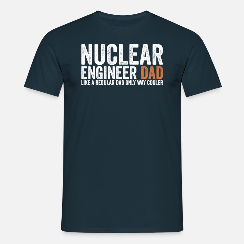 Papa - Nuclear Engineer - Men's T-Shirt - navy
