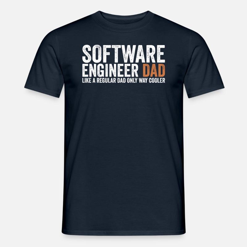 Vater - Software-Ingenieur - Männer T-Shirt - Navy