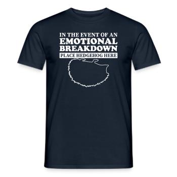 Emotional - Papa Mama Igel - Men's T-Shirt - navy - Front - AI Model Male 178 light (178cm)
