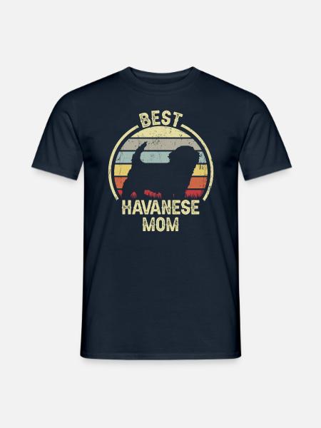 Hund Mom - Havanese - Männer T-Shirt - Navy