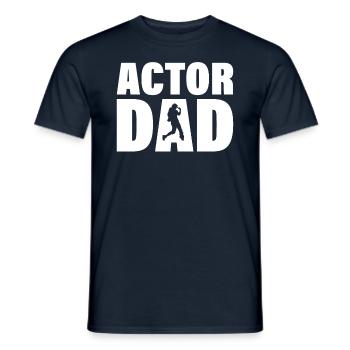 Job - Acteur Papa - T-shirt homme - marine - Devant - AI Model Male 178 light (178cm)