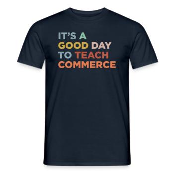 Handelslehrer Unterrichten - Männer T-Shirt - Navy - Vorne - AI Model Male 178 light (178cm)