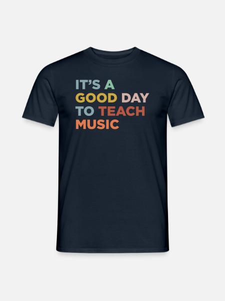 Teaching music teachers - Men's T-Shirt - navy