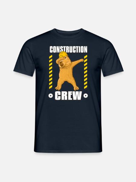 Chantier de construction de l’équipe de construction - T-shirt homme - marine