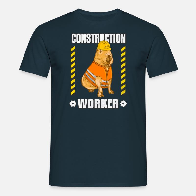 Chantier de construction - T-shirt Homme - marine
