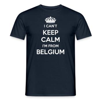 Ich Kann Nicht Ruhig Bleiben, Ich Bin Von Tonga - Männer T-Shirt - Navy - Vorne - AI Model Male 178 light (178cm)
