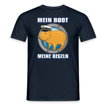 Boot Besitzer Mein Boot meine regeln - Männer T-Shirt - Navy - Vorne - AI Model Male 178 light (178cm)