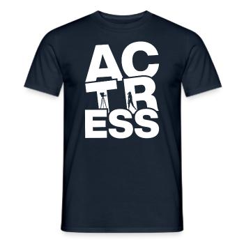 Acting Job Work - Actress - Men's T-Shirt - navy - Front - AI Model Male 178 light (178cm)