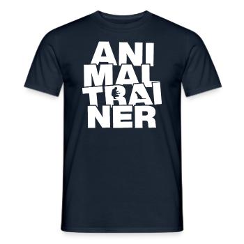 Profession Work - Animal Trainer - Men's T-Shirt - navy - Front - AI Model Male 178 light (178cm)