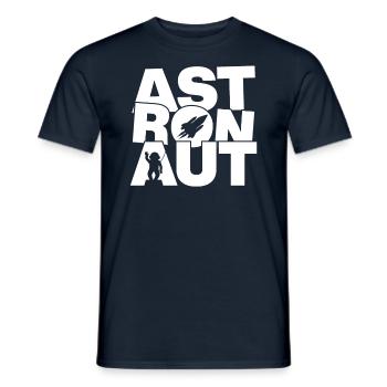 Profession Job Work - Astronaut - Men's T-Shirt - navy - Front - AI Model Male 178 light (178cm)