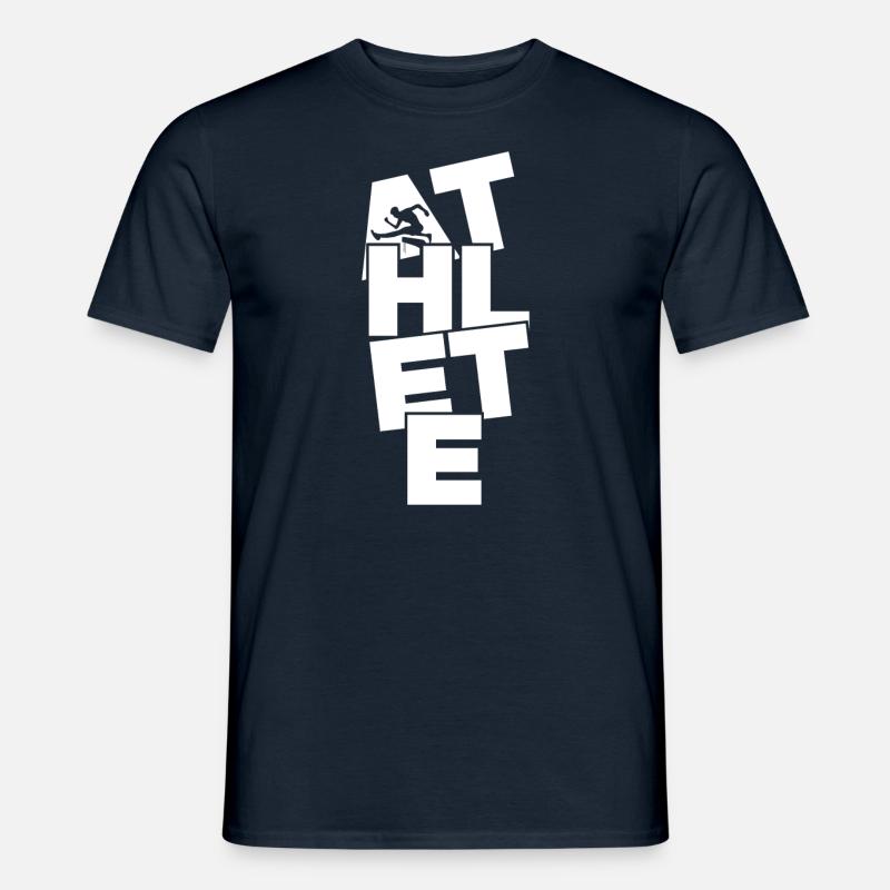 Beruf Job Arbeit - Athlet - Männer T-Shirt - Navy