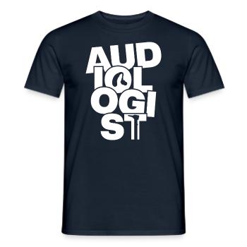 Audiological profession - audiologist - Men's T-Shirt - navy - Front - AI Model Male 178 light (178cm)