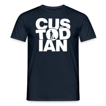 Occupation Job Work - Administrator - Men's T-Shirt - navy - Front - AI Model Male 178 light (178cm)