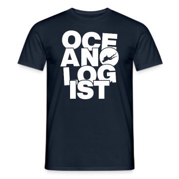 Beruf Ozeanologie Beruf - Oceonologe - Männer T-Shirt - Navy - Vorne - AI Model Male 178 light (178cm)