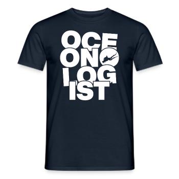 Beruf Ozeanologie Beruf - Oceonologe - Männer T-Shirt - Navy - Vorne - AI Model Male 178 light (178cm)