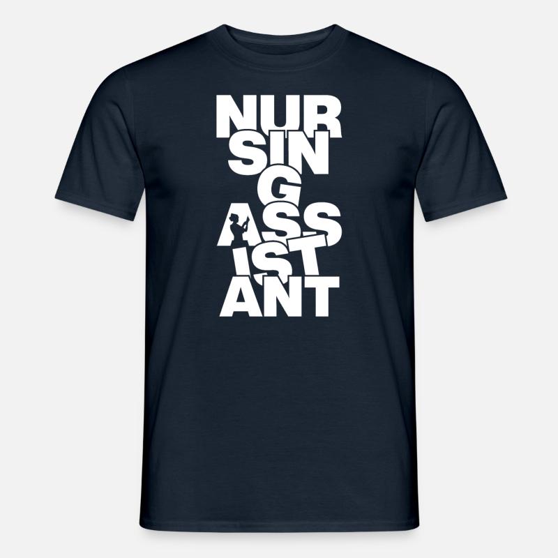 Professional work - Nurse's assistant - Men’s T-shirt - navy