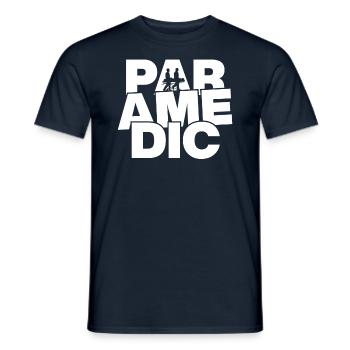 Profession Job Work - Paramedic - Men's T-Shirt - navy - Front - AI Model Male 178 light (178cm)