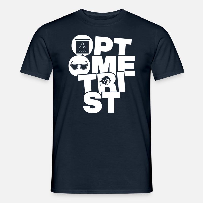 Optometrie Berufsjob - Optiker - Männer T-Shirt - Navy