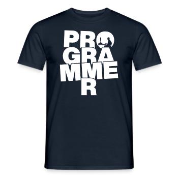 Métier de programmeur - Programmeur - T-shirt homme - marine - Devant - AI Model Male 178 light (178cm)