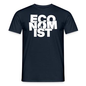 Wirtschaft Beruf Job Arbeit - Ökonom - Männer T-Shirt - Navy - Vorne - AI Model Male 178 light (178cm)