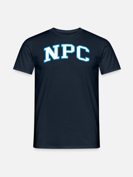 NPC gamer gaming - Männer T-Shirt - Navy