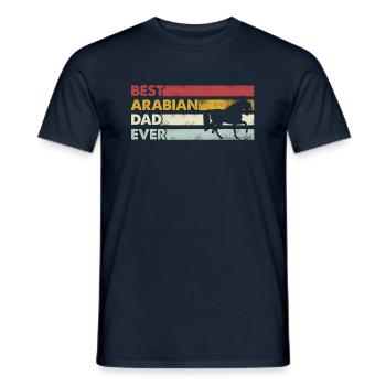 Meilleur père de tous les temps - Arabe - T-shirt homme - marine - Devant - AI Model Male 178 light (178cm)