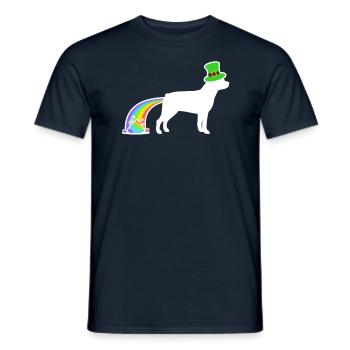 Le Chien de Saint-Patrick - Cane Corso - T-shirt homme - marine - Devant - AI Model Male 178 light (178cm)