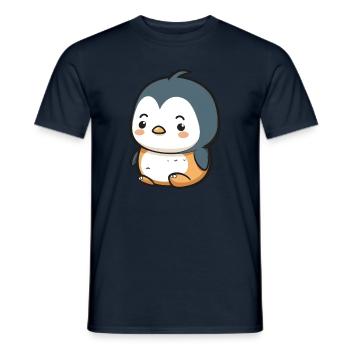 Penguin Baby - Men's T-Shirt - navy - Front - AI Model Male 178 light (178cm)