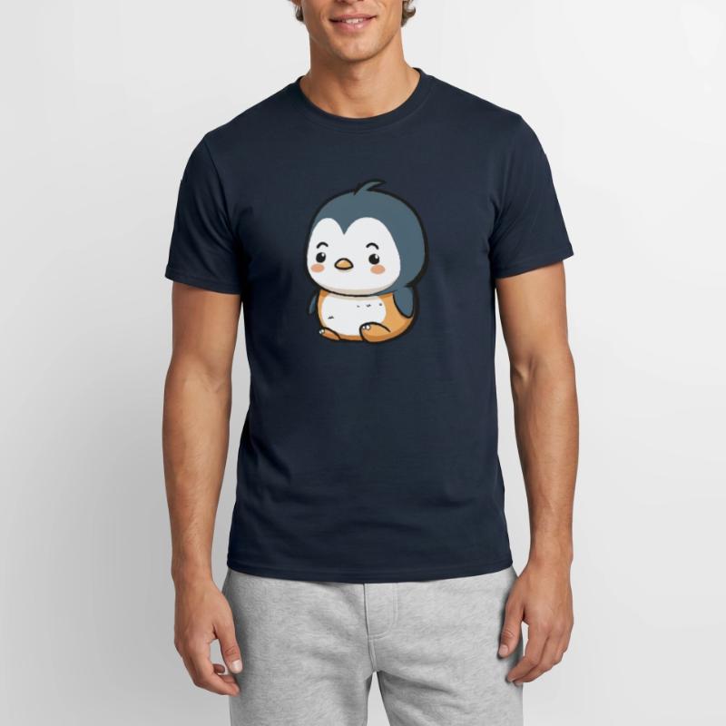Bébé pingouin T-shirt homme