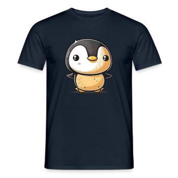 Penguin Baby - Men's T-Shirt - navy - Front - AI Model Male 178 light (178cm)