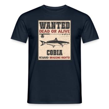 Gesuchter Fisch - Cobia Fishing - Männer T-Shirt - Navy - Vorne - AI Model Male 178 light (178cm)