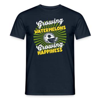 Wachsende Ernte - Farmer Harvest Watermelone - Männer T-Shirt - Navy - Vorne - AI Model Male 178 light (178cm)