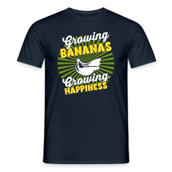 Culture en croissance - Farmer Harvest Banana - T-shirt homme - marine - Devant - AI Model Male 178 light (178cm)