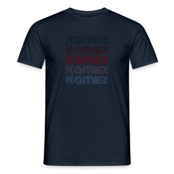 Vintage Albania Town - Retro Kamez - T-shirt homme - marine - Devant - AI Model Male 178 light (178cm)