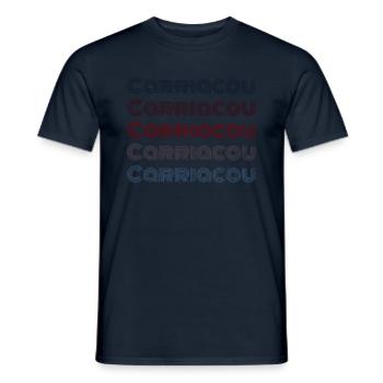 Vintage Grenada City - Retro Carriacou - Men's T-Shirt - navy - Front - AI Model Male 178 light (178cm)