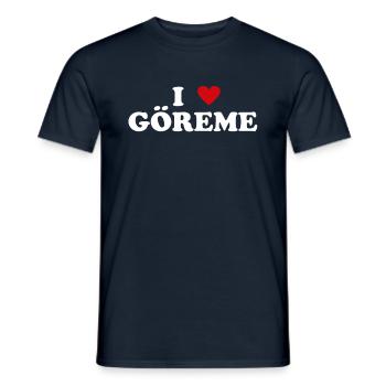 Heart National Park Turkey - I Love Goreme - Men's T-Shirt - navy - Front - AI Model Male 178 light (178cm)