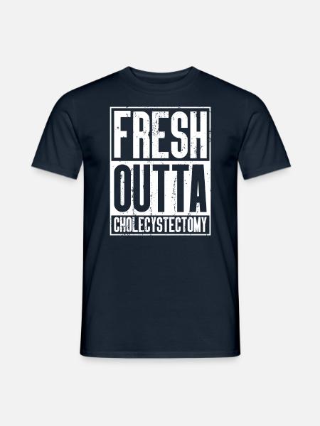 Fresh Outta Surgery - Cholecystectomy - Men's T-Shirt - navy