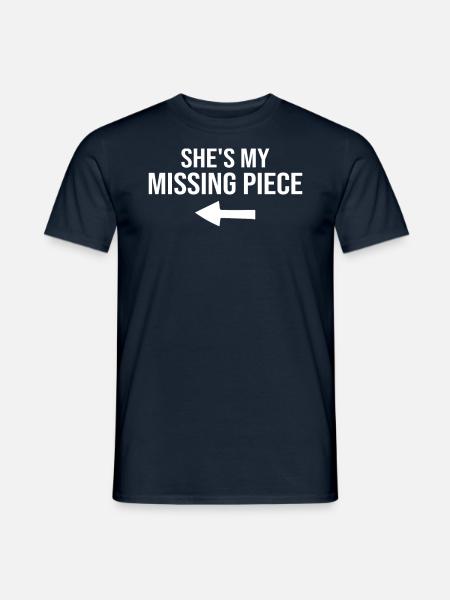 My My Riddle - Pair - Men's T-Shirt - navy