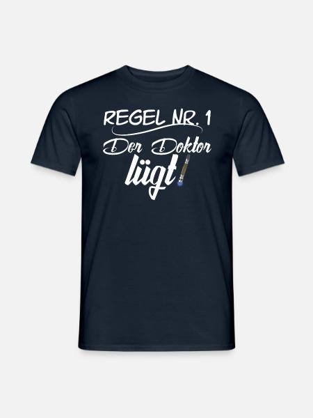 Regel Nr. 1 - Männer T-Shirt - Navy