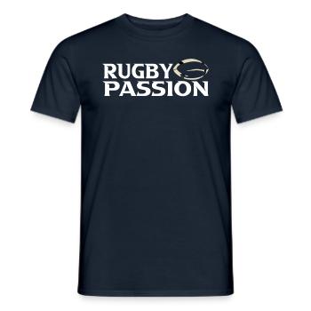 Rugby - Men's T-Shirt - navy - Front - AI Model Male 178 light (178cm)