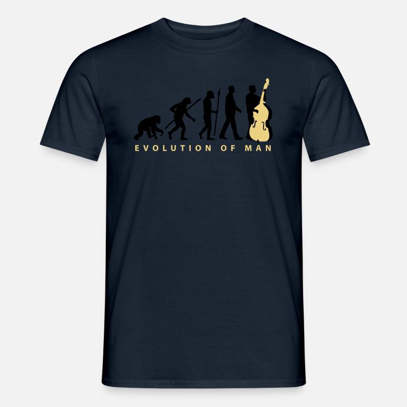 evolution_kontrabass_11_2016_2c02 - Männer T-Shirt - Navy