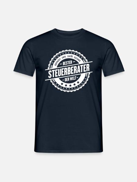 Bester Steuerberater - Männer T-Shirt - Navy
