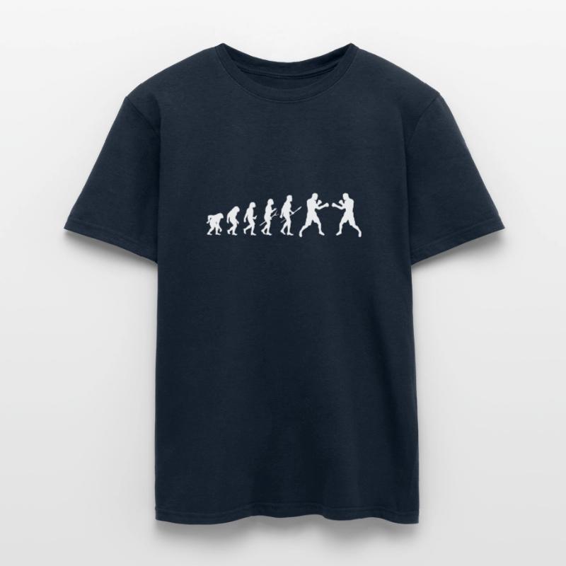 evolution boxe boxeurs T-shirt homme