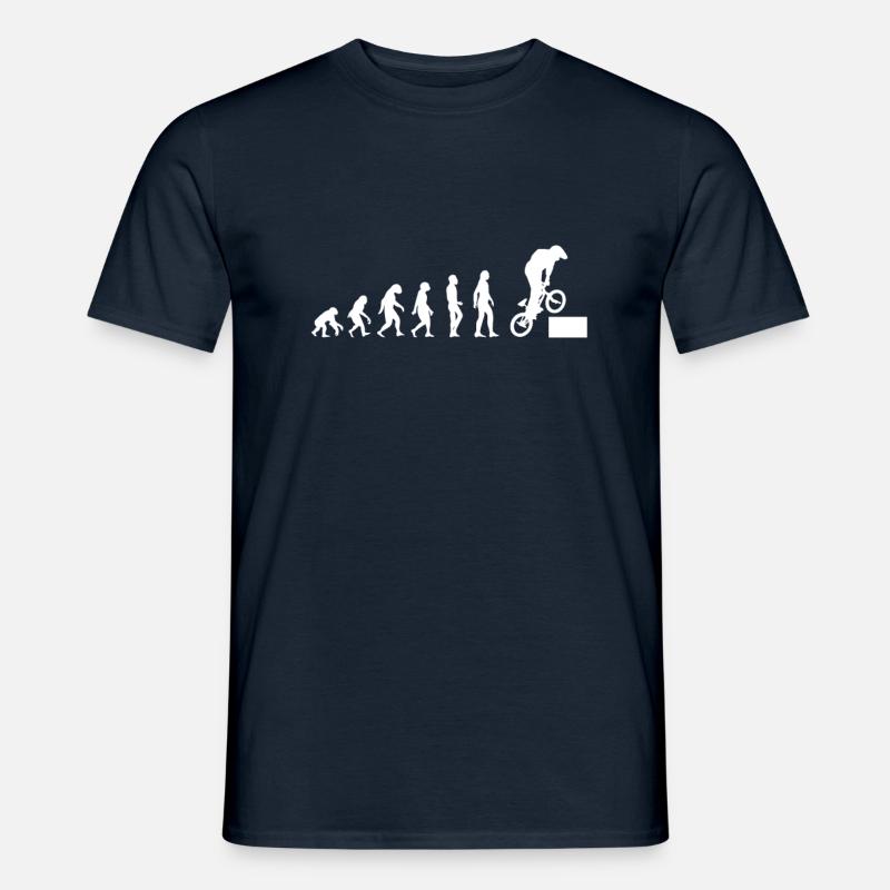 evolution BMX hop - T-shirt homme - marine