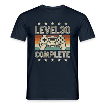 30 Years Retro Gaming 30 Birthday Gift - Men's T-Shirt - navy - Front - AI Model Male 178 light (178cm)