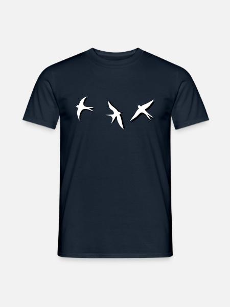 swallow - Men's T-Shirt - navy