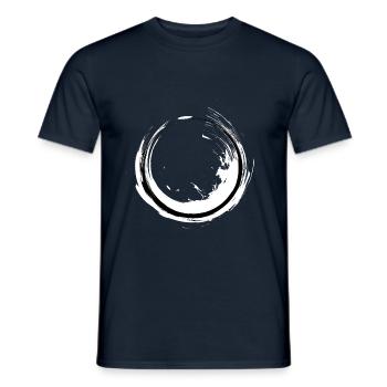 Cercle d'art de bouddhisme zen cadeau de bouddhisme - T-shirt homme - marine - Devant - AI Model Male 178 light (178cm)