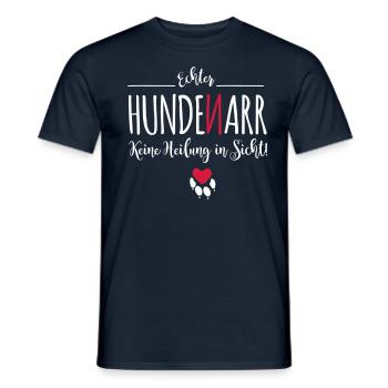 Hunde-Narr - Männer T-Shirt - Navy - Vorne - AI Model Male 178 light (178cm)